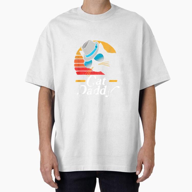 Cat Daddy Vintage Sunglasses Retro Oversized T-Shirt