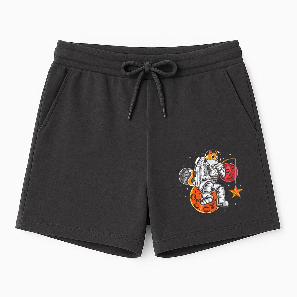 Catronaut Fishing Stars Space Short
