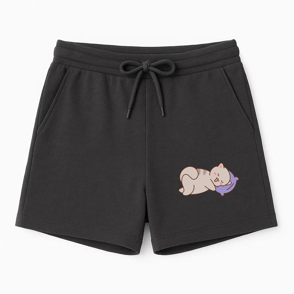 Cute Cat Sleeping Animal Short