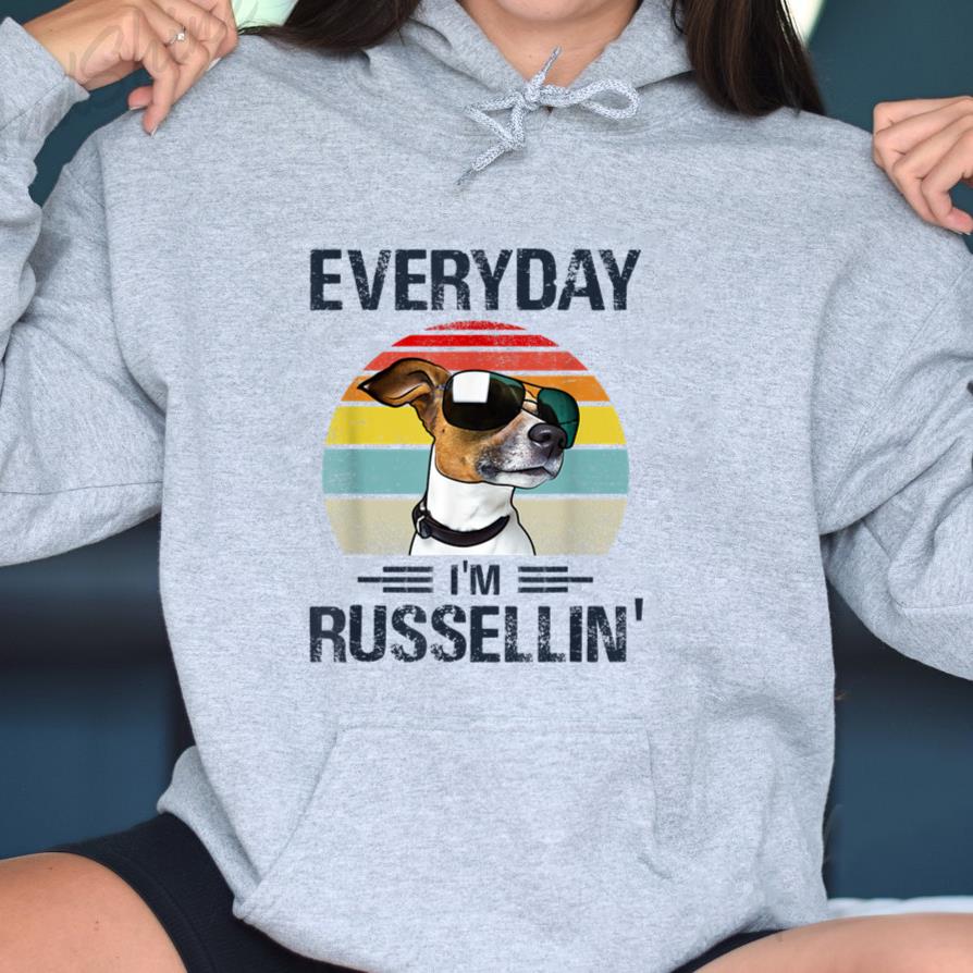 Everyday Im Russellin Dog Hoodie