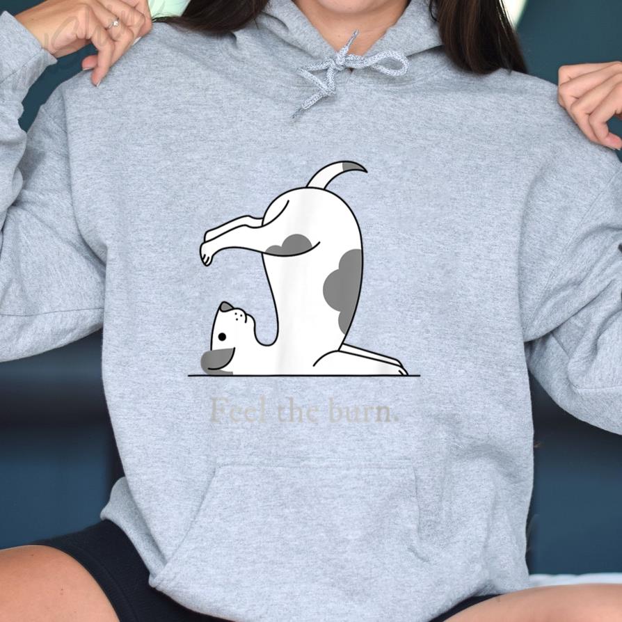 Feel The Burn Yoga Dog Hoodie