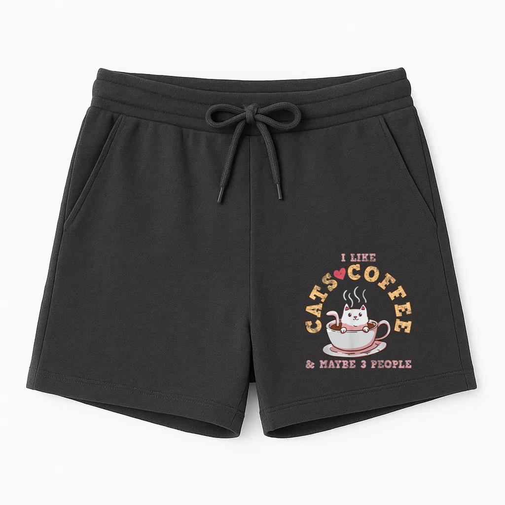 I Like Cats Coffee And Maybe 3 People Short