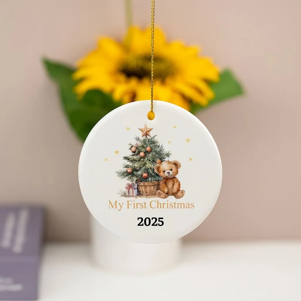 Baby First Christmas Bauble Ornament | Holiday Keepsake | Newborn Tree Decoration - Image 4