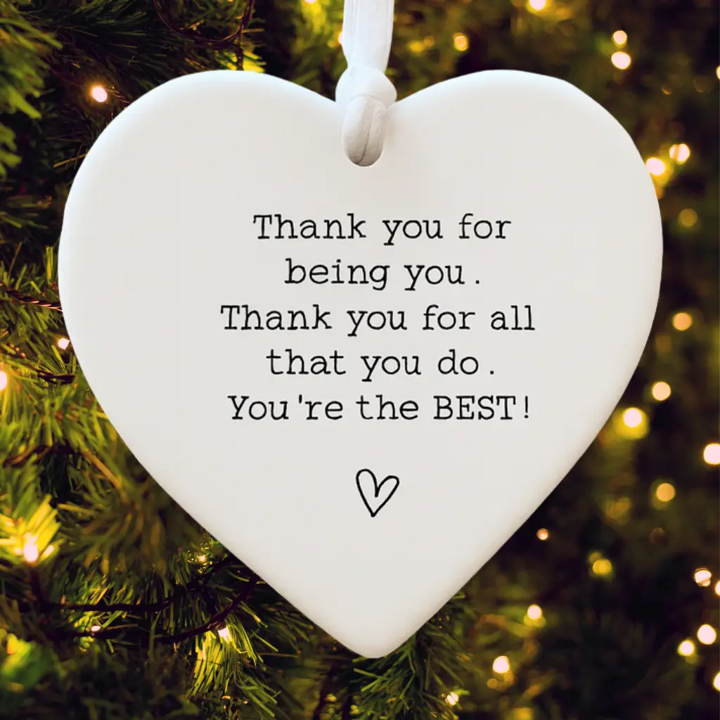 Beyond Grateful Ornament, Personalized Thank You Gift for a Special Friend, Thinking of You Keepsake - Image 5