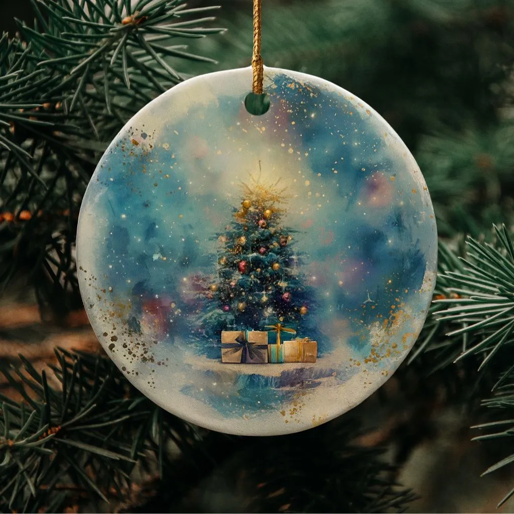 Christmas 2025 Ornament | Holiday Ceramic Keepsake | Classic Tree Decoration - Image 5
