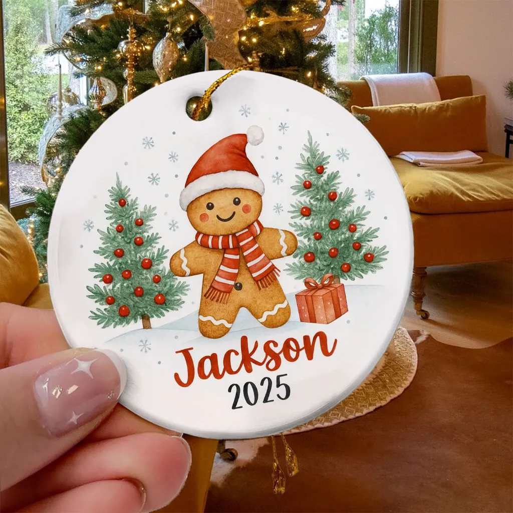 Personalized Christmas Gift Child Tree Ornament | Custom Holiday Keepsake | Unique Gift for Baby - Image 7
