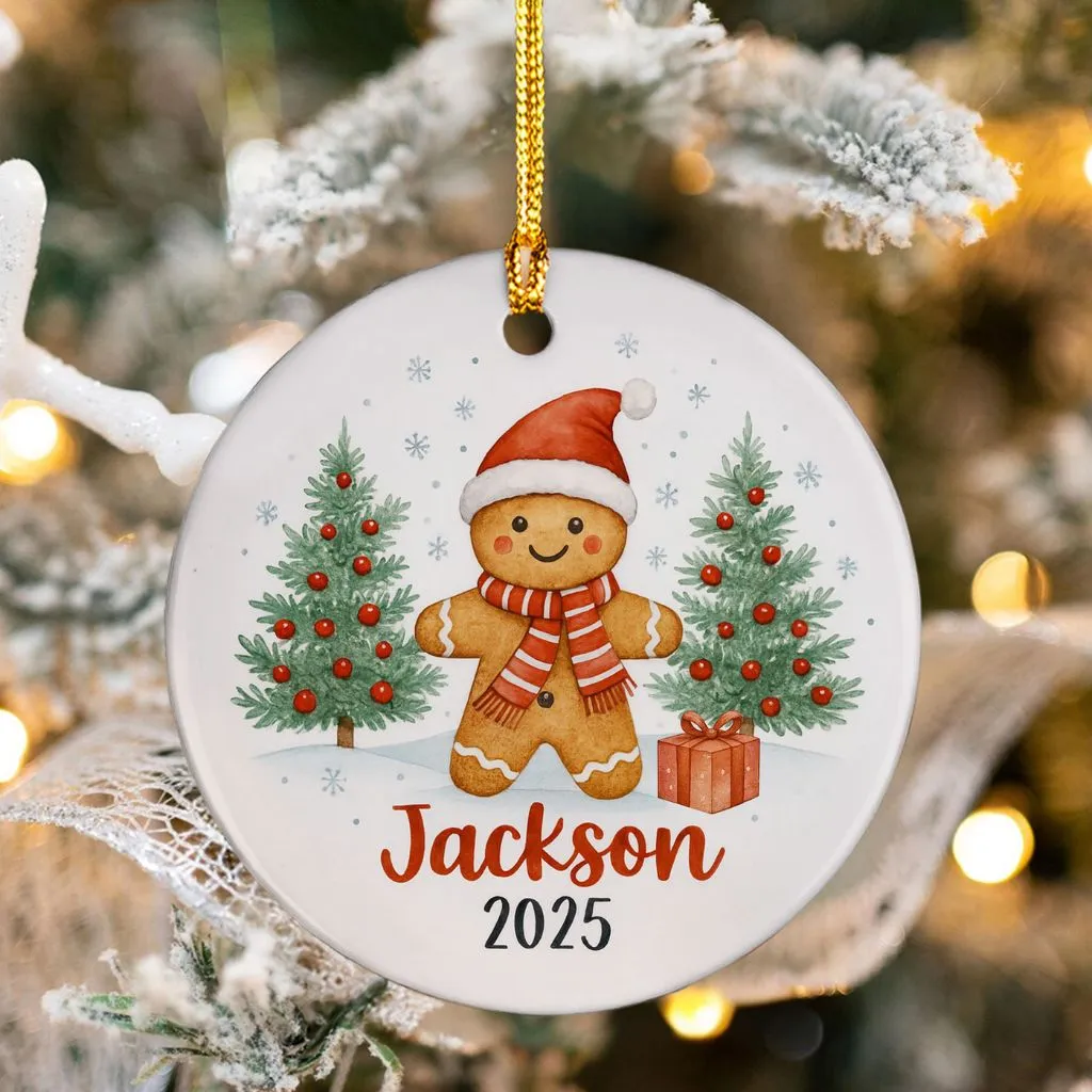 Personalized Christmas Gift Child Tree Ornament | Custom Holiday Keepsake | Unique Gift for Baby - Image 6