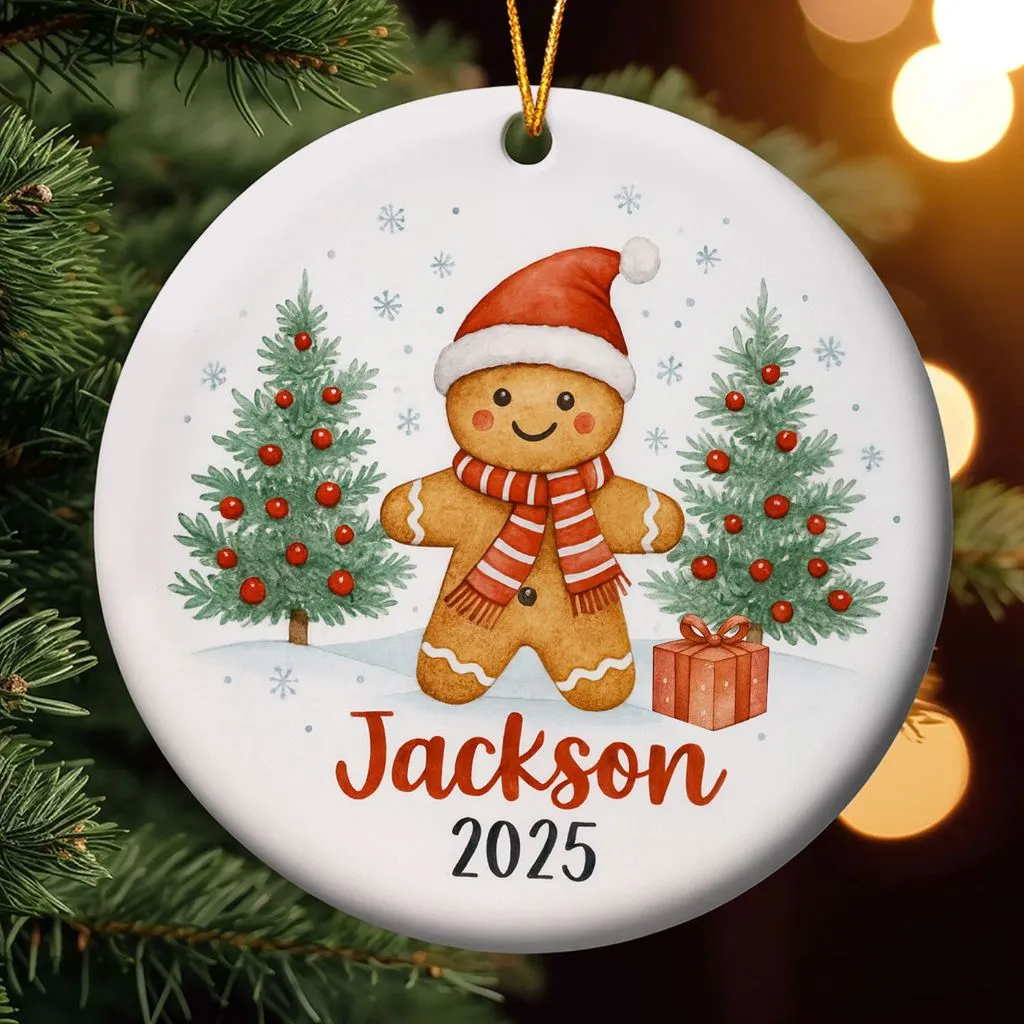 Personalized Christmas Gift Child Tree Ornament | Custom Holiday Keepsake | Unique Gift for Baby