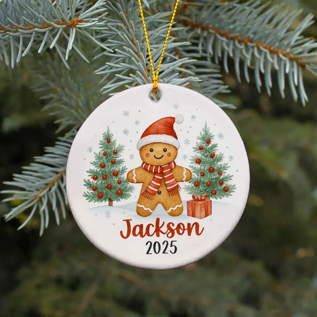 Personalized Christmas Gift Child Tree Ornament | Custom Holiday Keepsake | Unique Gift for Baby - Image 3