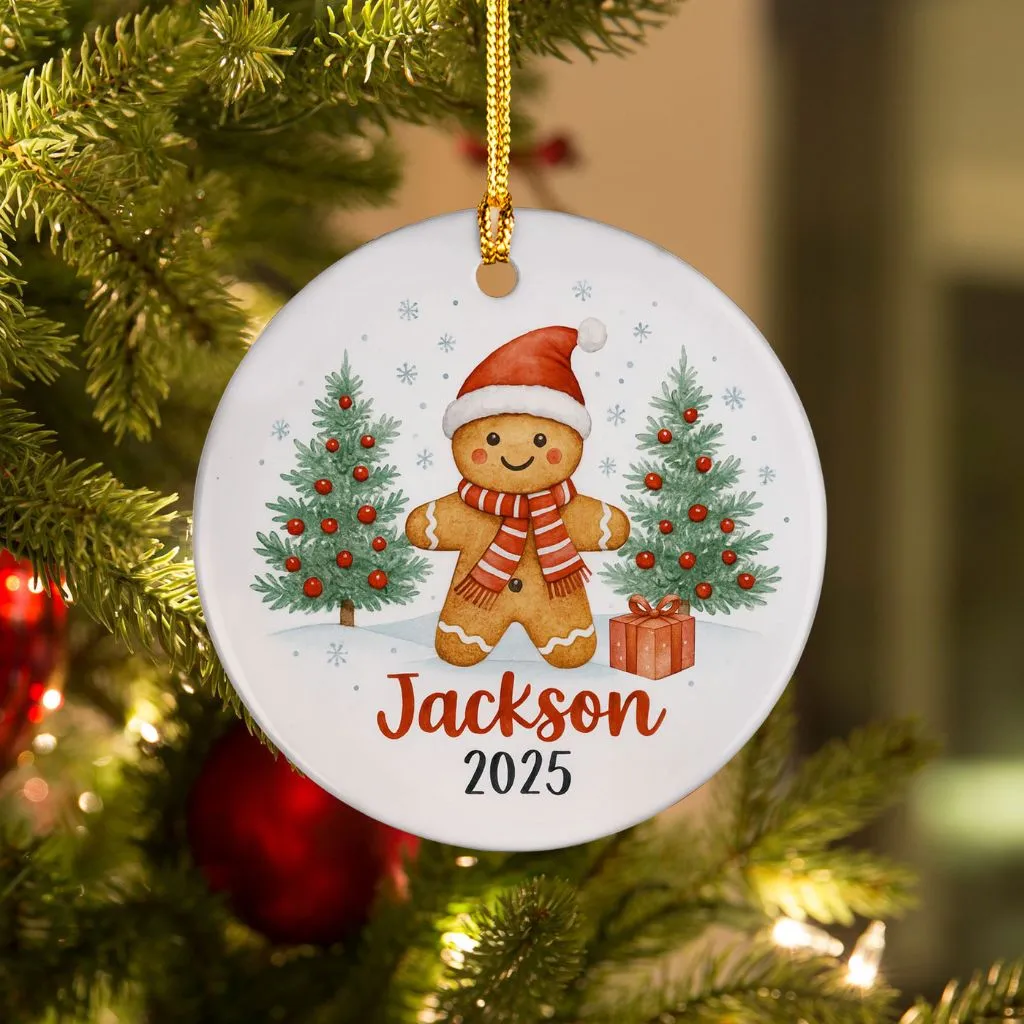 Personalized Christmas Gift Child Tree Ornament | Custom Holiday Keepsake | Unique Gift for Baby - Image 2