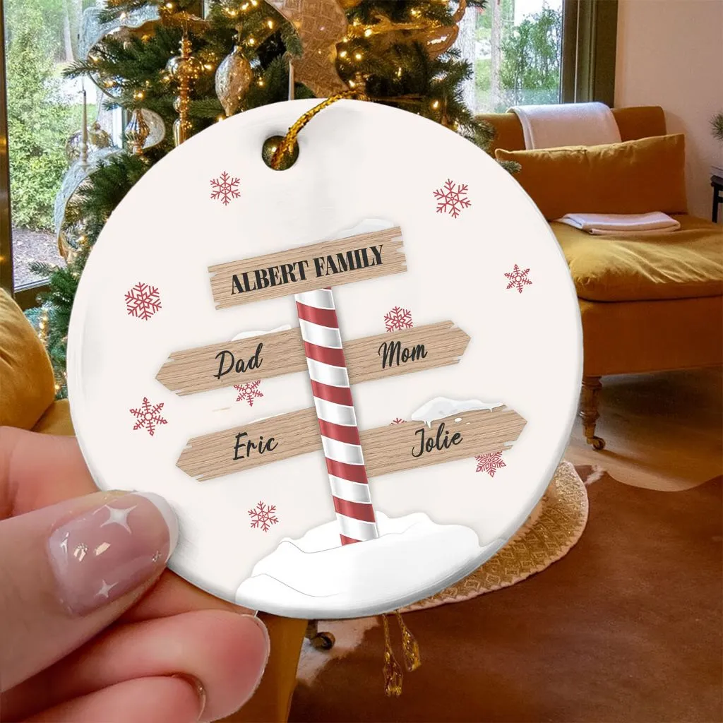 Custom Family Christmas Ornament | Personalized Holiday Keepsake | Unique Gift for Families - Image 6