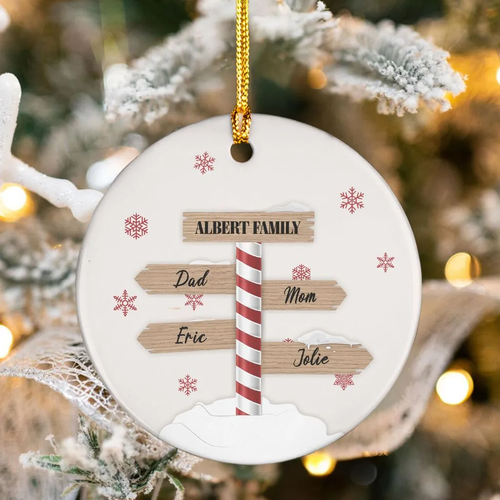 Custom Family Christmas Ornament | Personalized Holiday Keepsake | Unique Gift for Families - Image 7