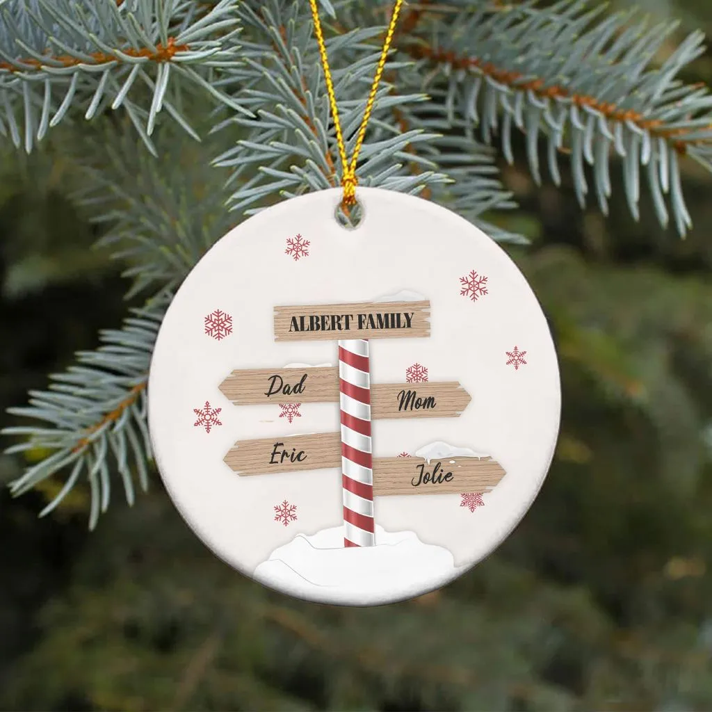 Custom Family Christmas Ornament | Personalized Holiday Keepsake | Unique Gift for Families - Image 5