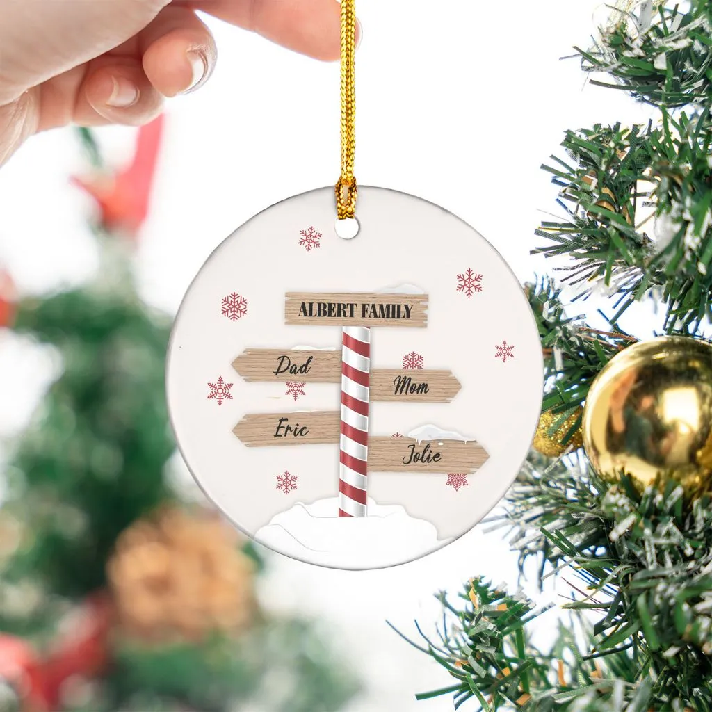 Custom Family Christmas Ornament | Personalized Holiday Keepsake | Unique Gift for Families - Image 3