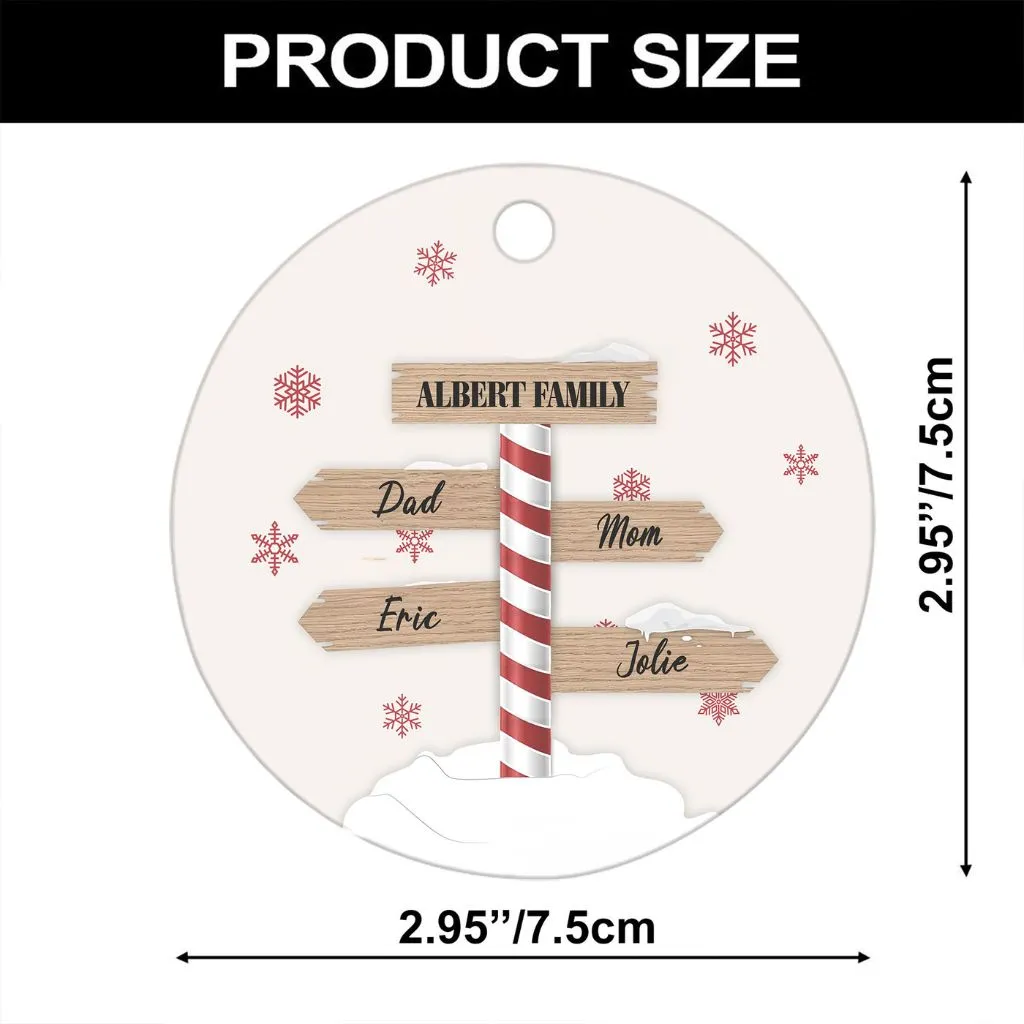 Custom Family Christmas Ornament | Personalized Holiday Keepsake | Unique Gift for Families - Image 4