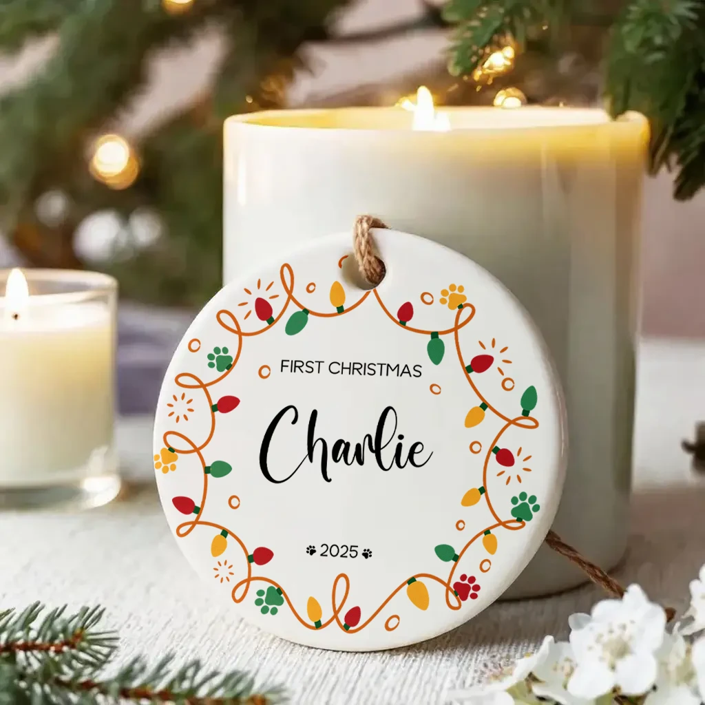 First Christmas Dog Scandinavian Ornament | Timeless Keepsake | Perfect Decoration - Image 6