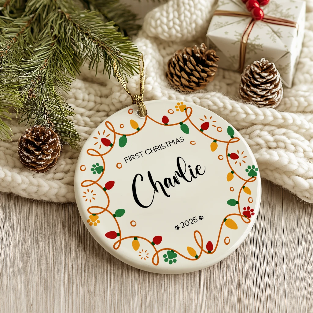 First Christmas Dog Scandinavian Ornament | Timeless Keepsake | Perfect Decoration - Image 4