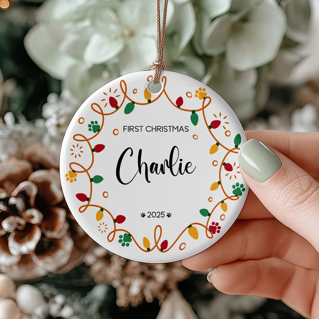 First Christmas Dog Scandinavian Ornament | Timeless Keepsake | Perfect Decoration - Image 2