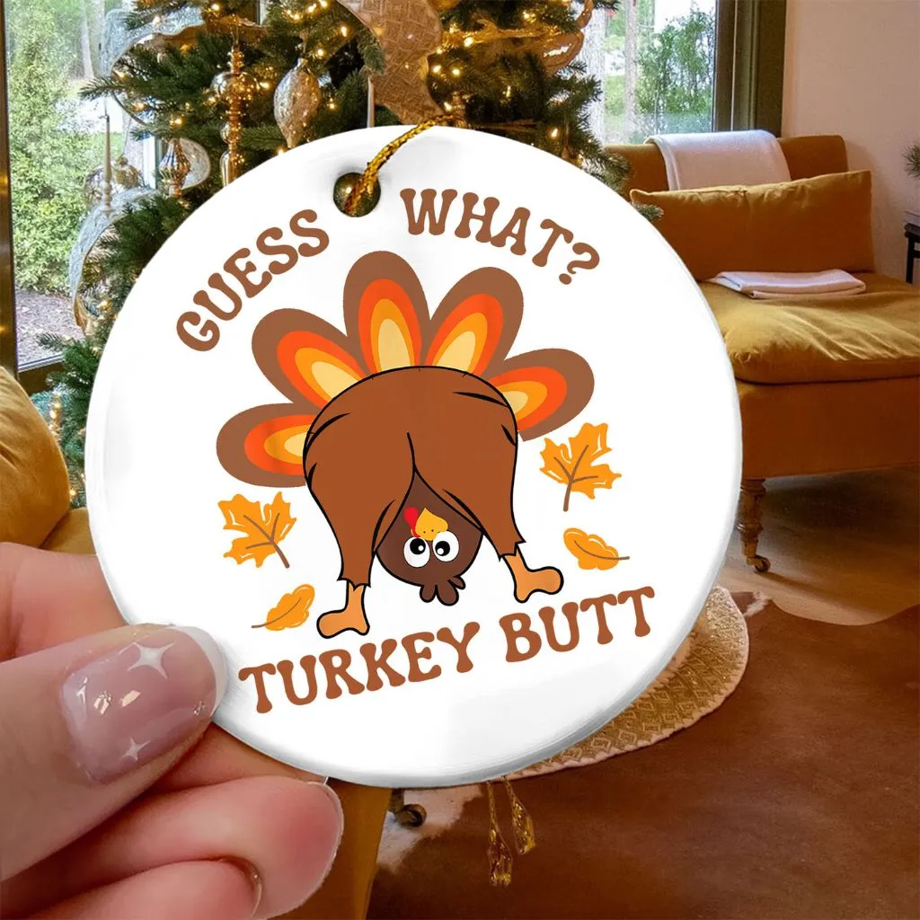 Funny Thanksgiving Turkey Ornament | Humorous Holiday Decoration | Unique Gift for Thanksgiving - Image 7