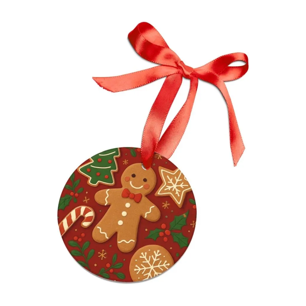 Gingerbread Man Christmas Ornament | Ceramic Holiday Tree Decoration | Festive Keepsake Gift - Image 6