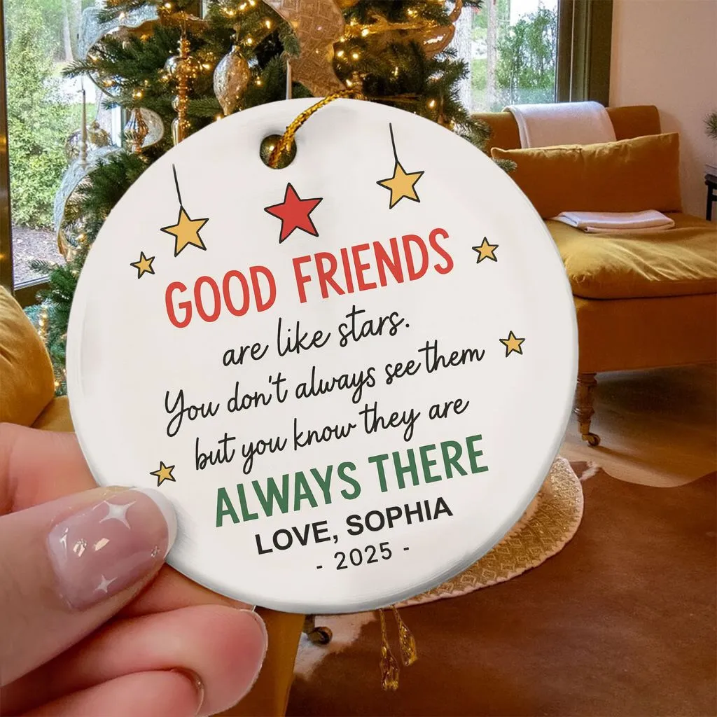Personalized Best Friends Christmas Ornament | Custom Friendship Keepsake | Unique Gift for Your BFF - Image 7