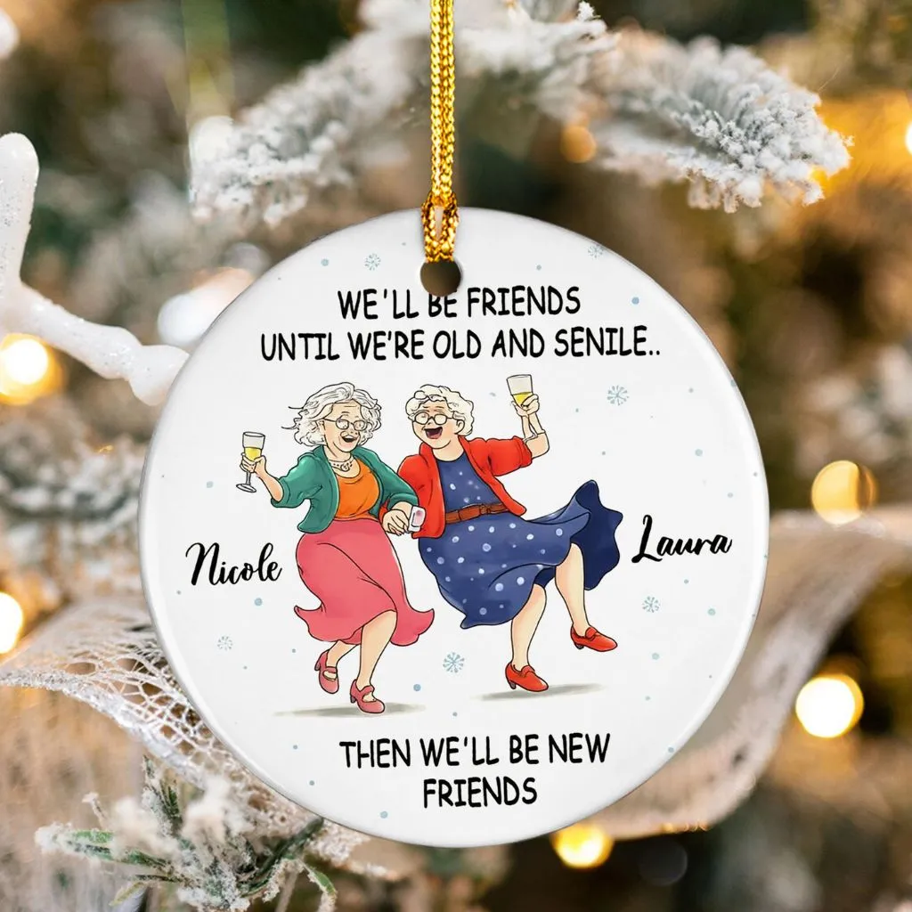 Personalized Besties Christmas Bauble | Custom Friendship Keepsake | Unique Gift for Your BFF - Image 8