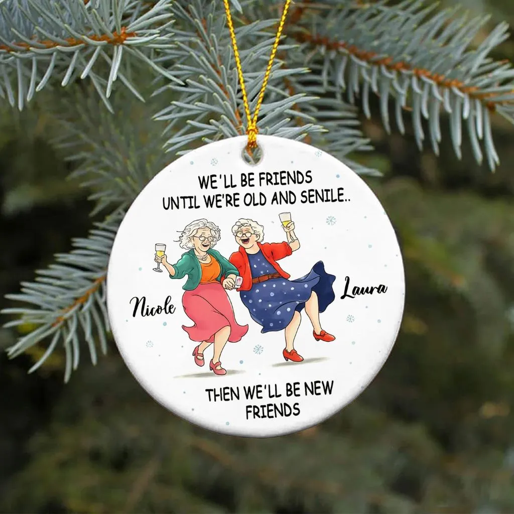 Personalized Besties Christmas Bauble | Custom Friendship Keepsake | Unique Gift for Your BFF - Image 6