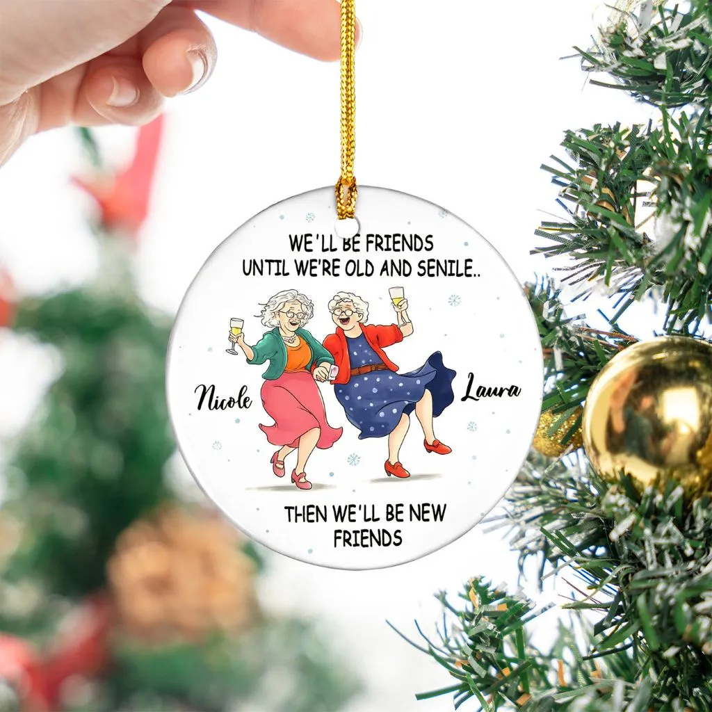 Personalized Besties Christmas Bauble | Custom Friendship Keepsake | Unique Gift for Your BFF - Image 3