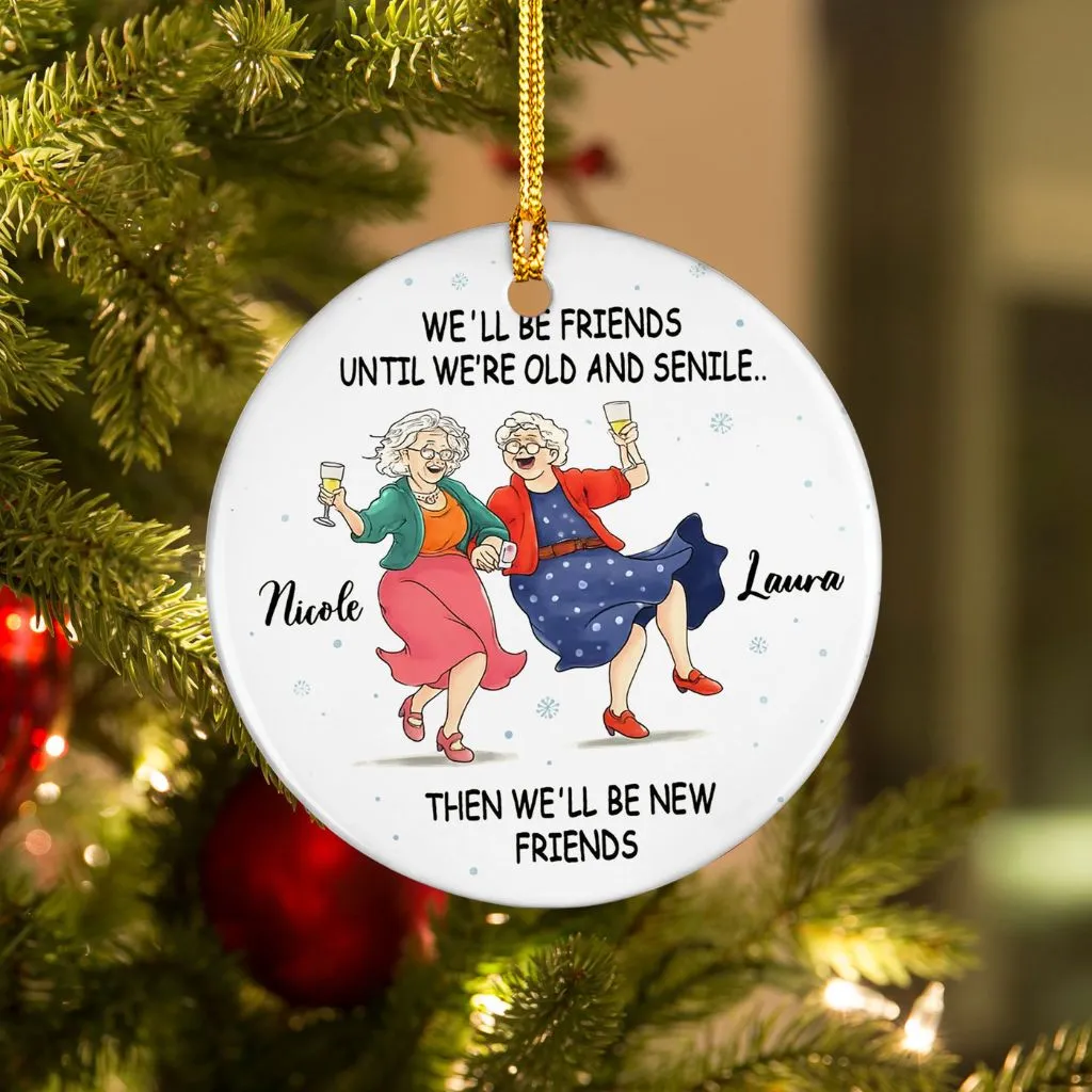 Personalized Besties Christmas Bauble | Custom Friendship Keepsake | Unique Gift for Your BFF - Image 2