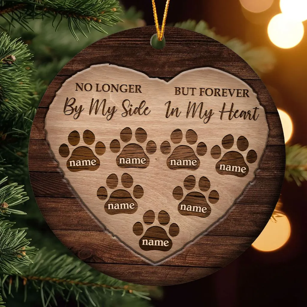 Personalized Dog Memorial Ornament | Custom Pet Loss Keepsake | Sympathy Gift for Dog Lovers