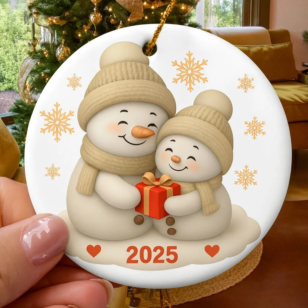 Personalized Grandma Christmas Ornament | Custom Holiday Gift | Ceramic Tree Keepsake - Image 5