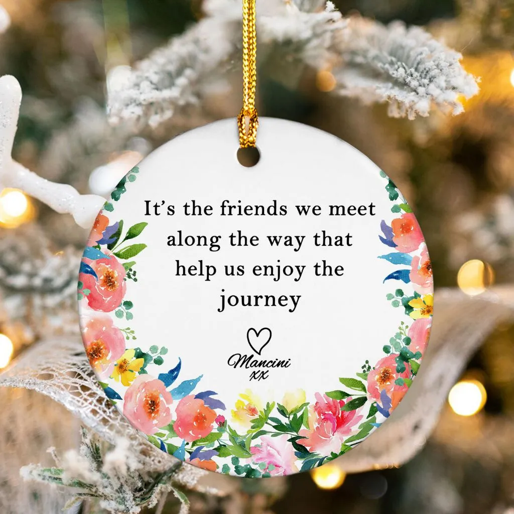 Personalized Long Distance Ornament | Custom Friendship & Family Keepsake | Unique Gift for Loved Ones Far Away - Image 7