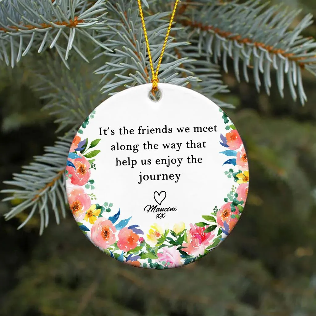 Personalized Long Distance Ornament | Custom Friendship & Family Keepsake | Unique Gift for Loved Ones Far Away - Image 5