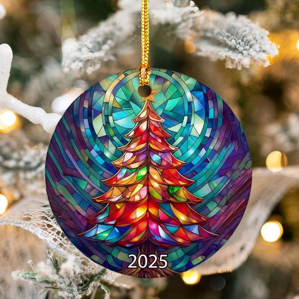 Starry Night Christmas Special Ornament | Elegant Holiday Tree Decoration | Beautiful Artistic Keepsake - Image 6