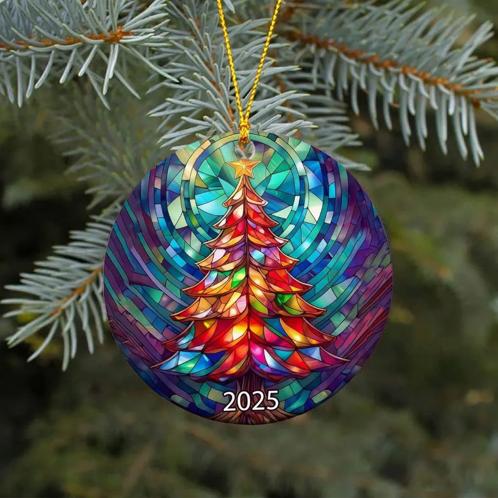 Starry Night Christmas Special Ornament | Elegant Holiday Tree Decoration | Beautiful Artistic Keepsake - Image 3